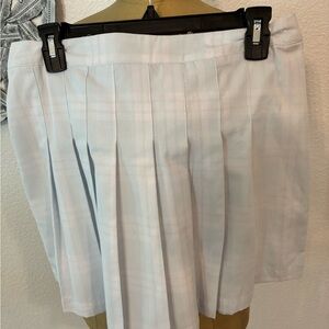 Crown & Ivy Light Blue A-Line Skirt